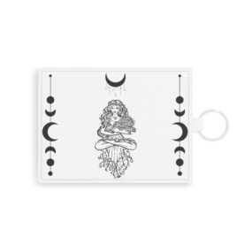 Card Holder - Demeter Goddess of Abundance Leather Card Holder
