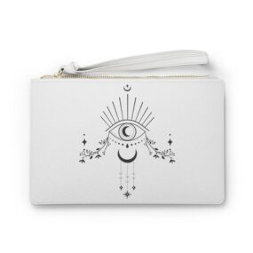 evil eye clutch bag